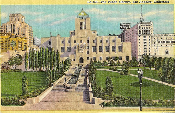2004 LosAngeles Library Postcard 061804 Photo: Renway, Authors on Architecture: Breisch on the Central Library