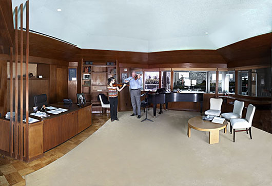 Studio Interior Photo: http://jaschaheifetz.com, Lloyd Wright Heifetz Studio Tour & Panel Discussion