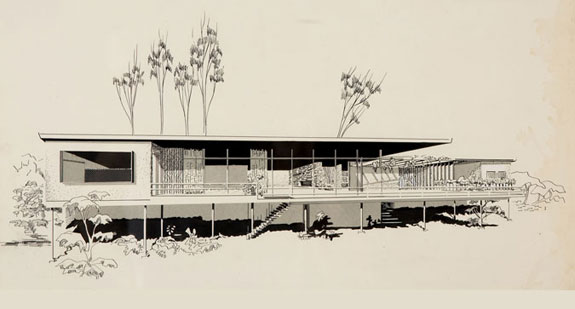 Backus House, Bel Air Estates, 1950 Photo: Carlos Diniz, Getting Going for Greta Magnusson Grossman