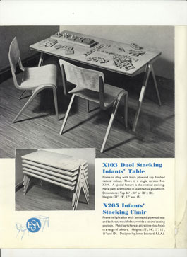 The X103 stacking table Photo: Collection of the author., The Mystery of the X202 and James Leonard